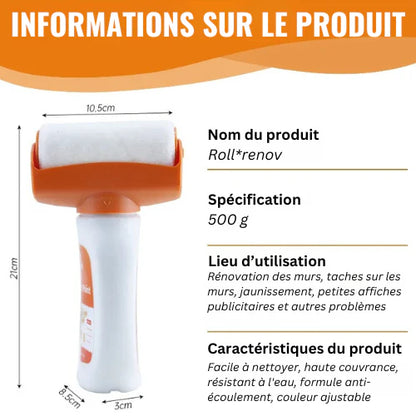 ROULEAU À PEINTURE POUR LA RÉPARATION DES MURS LIWIS